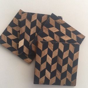 4x4 Sealed Wood Coasters